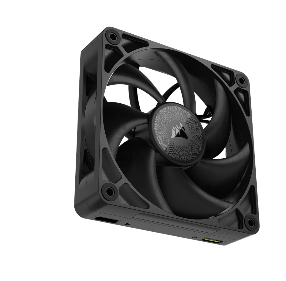 Corsair iCUE LINK RX120 MAX Series, PWM korpuso ventiliatorius - 120mm, juodos spalvos