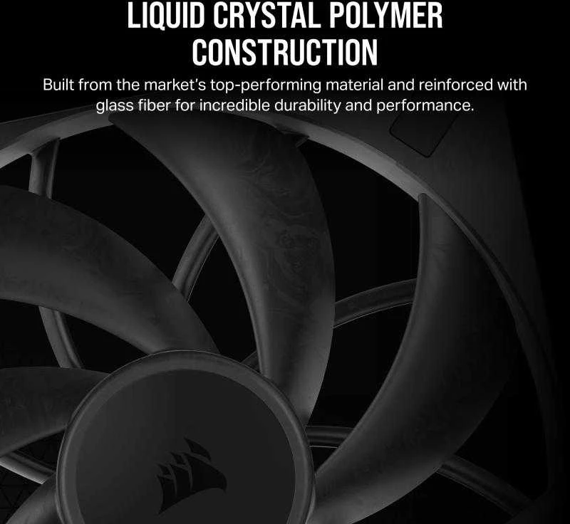 Corsair RS Series RS140 Max PWM korpuso ventiliatorius – 140mm, juodos spalvos