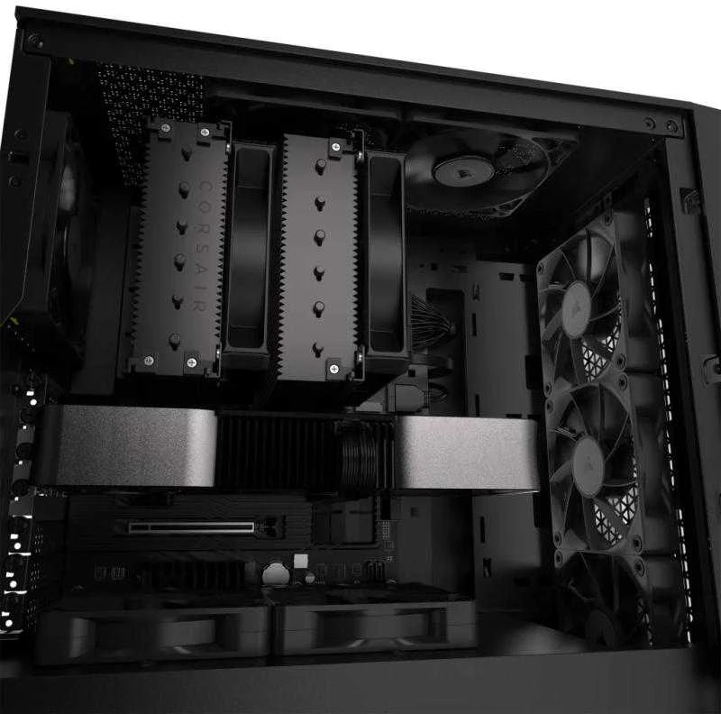 Corsair iCUE LINK RX120 Series, PWM korpuso ventiliatorius 3er Pack - 120 mm, juodos spalvos