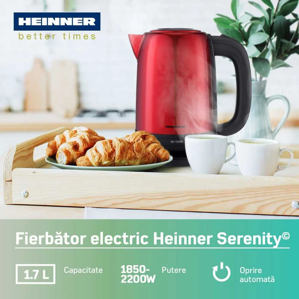 Virdulys FIERBATOR ELECTRIC HEINNER HEK-2200RDSS