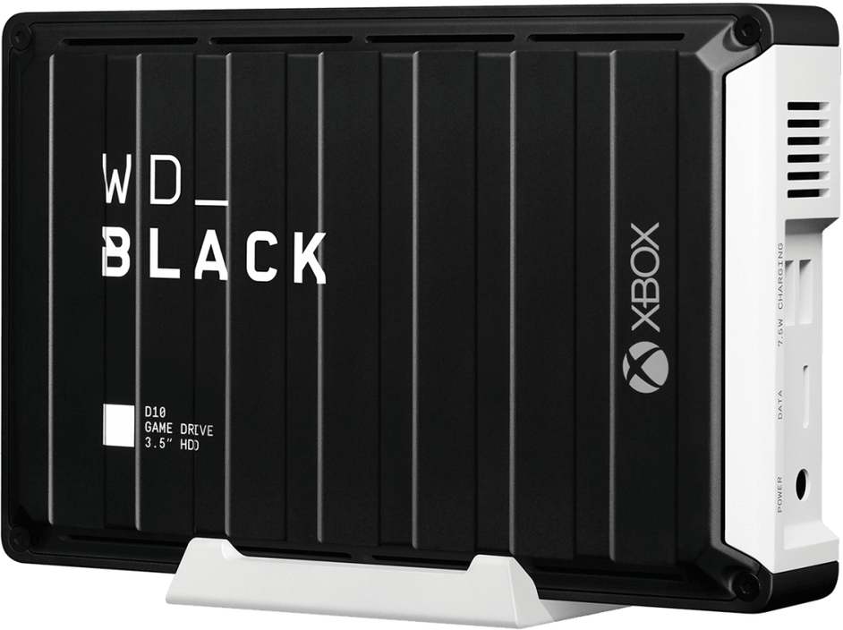Kietasis diskas Sandisk išorinis HDD WD Juodas D10 Žaidimo Drive 12TB Juodas (WD BA5E0120HBK- EESN)