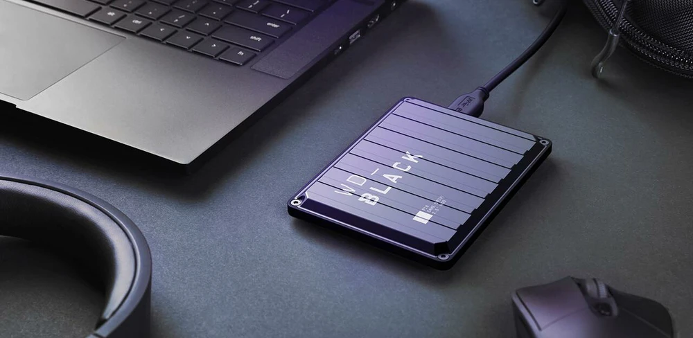 Sandisk Western Digital P10 Game Drive Išorinis kietasis diskas 4 TB 2.5" Micro-USB B 3.2 Gen 1 (3.1 Gen 1) Juodas