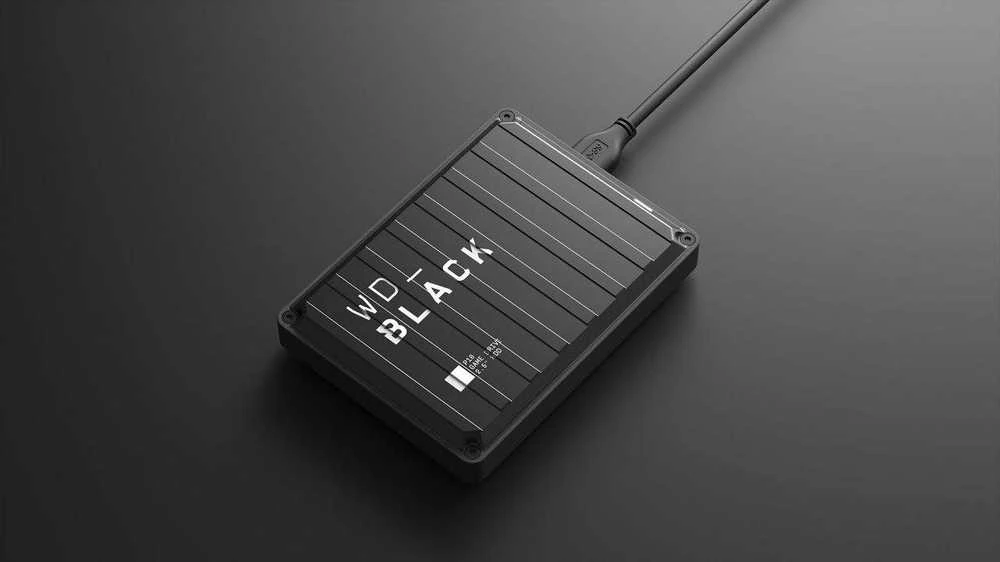 Sandisk Western Digital P10 Game Drive Išorinis kietasis diskas 4 TB 2.5" Micro-USB B 3.2 Gen 1 (3.1 Gen 1) Juodas