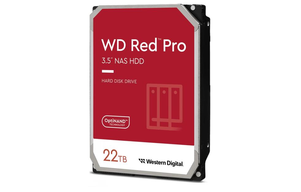Sandisk Kietasis diskas - Western Digital Raudona Pro 3,5" 22000 GB Serial ATA III