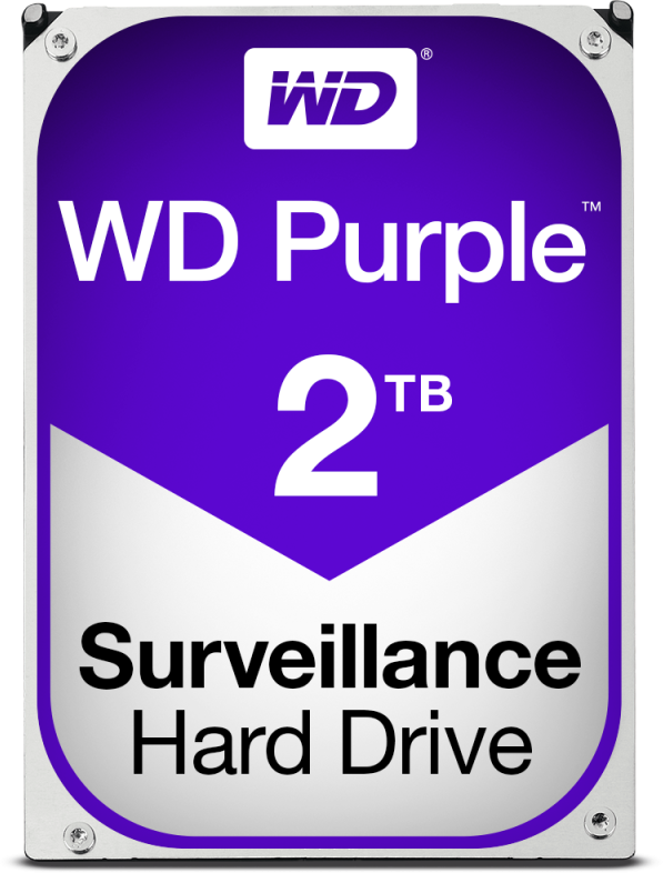 Western Digital Dysk WD Violetinė 2TB 3.5" SATA III (WD20PURX)