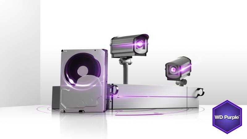 Western Digital Dysk WD Violetinė 2TB 3.5" SATA III (WD20PURX)