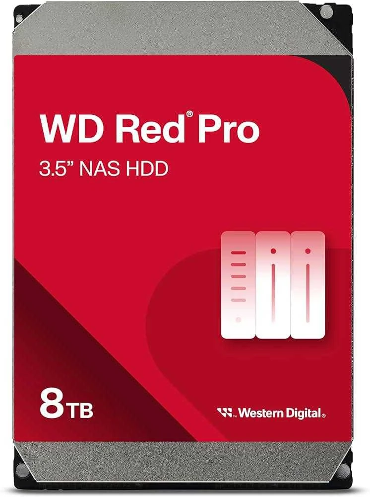 Sandisk WD Raudona Pro 8TB 6Gb/s SATA HDD 3.5inch