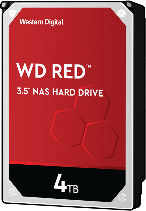 SanDisk WD Raudona 4TB SATA 6Gb/s 256MB Cache Internal 8.9cm 3.5Inch 24x7 IntelliPower optimized for SOHO NAS systems 1-8 Bay HDD Bulk