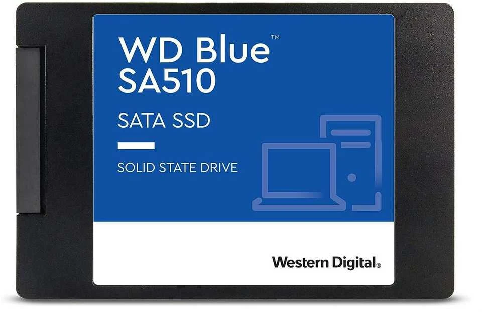 WD Mėlyna SA510 SSD 2TB SATA III 6Gb/s korpusas 2.5" 7mm vidinė po vieną pakuotę, maitinamas „SANDISK“