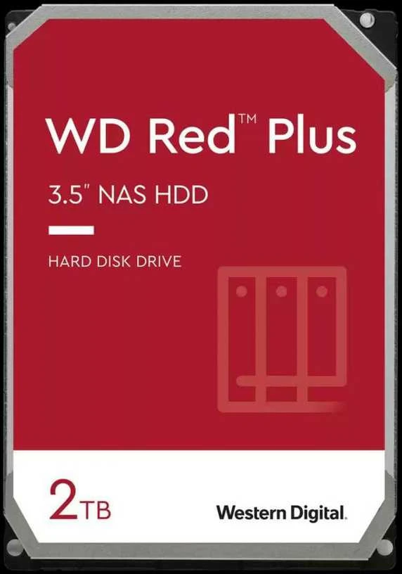 Kietasis diskas Sandisk WD Raudona Plus 8TB SATA 6Gb/s HDD Desktop