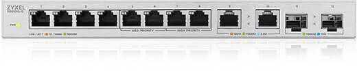 Šakotuvas Zyxel XGS1010-12,8-PORT GIGABIT UNMANAGED SWITCH WITH 8-PORT 1G + 2-PORT 2.5G + 2-PORT SFP+