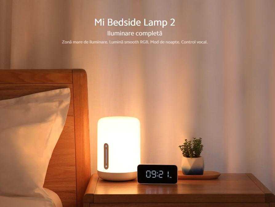 Šviestuvas Xiaomi Mi Bedside Lamp 2, Mi Smart Home