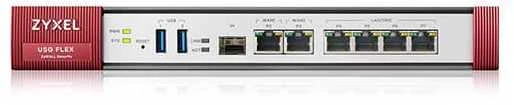 Maršrutizatorius ZYXEL USG FLEX 200 H, USER-DEFINABLE PORTS WITH 2*2.5G & , 6*1G, USB WITH 1 YR ENTRY DEFENSE PACK (5Y WARRANTY)