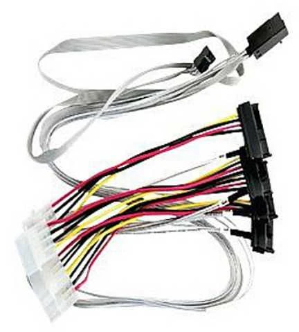 „Adaptec Microchip Technology 2280100-R“ nuosekliai prijungtas SCSI (SAS) kabelis, 0,8 m, 6 Gbit/s, daugiaspalvis, „Baltas“