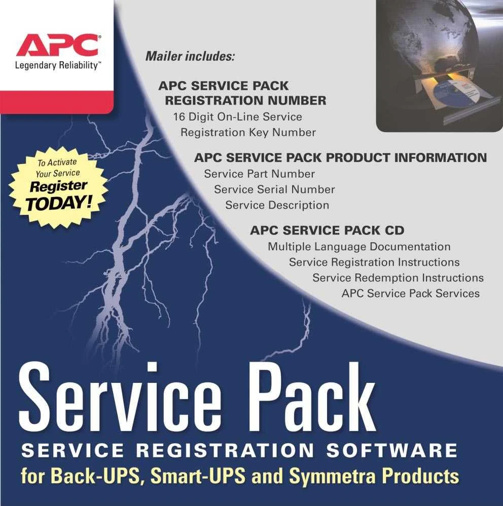 Apc Service Pack 3 metų Garantija pratęsimas (perkant naujus produktus)