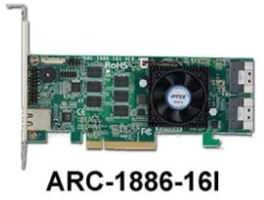 Kontroler Areca PCIe 4.0 x8 - 1x Slim-SAS SFF-8654 (ARC-1886-8I)