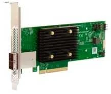 Vidinis SAS Adapteris - Broadcom HBA 9500-8e PCIe Žalias/Pilkas