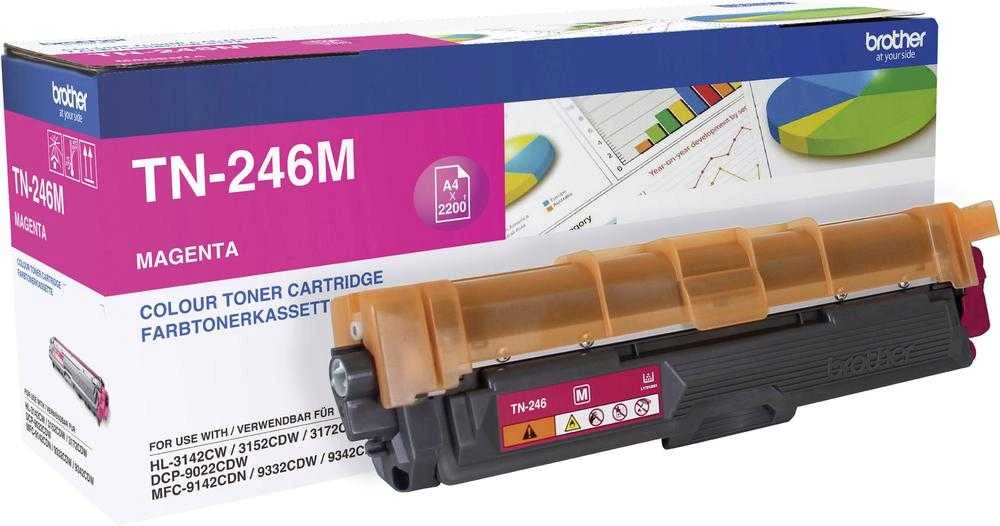 Brother TN-246M tonerio kasetė Originalus Rausvai raudona 1 vnt
