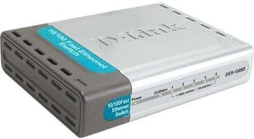D-Link DLINK 5xRJ45 10/100 nevaldomas 5 prievadų jungiklis 100 MBit