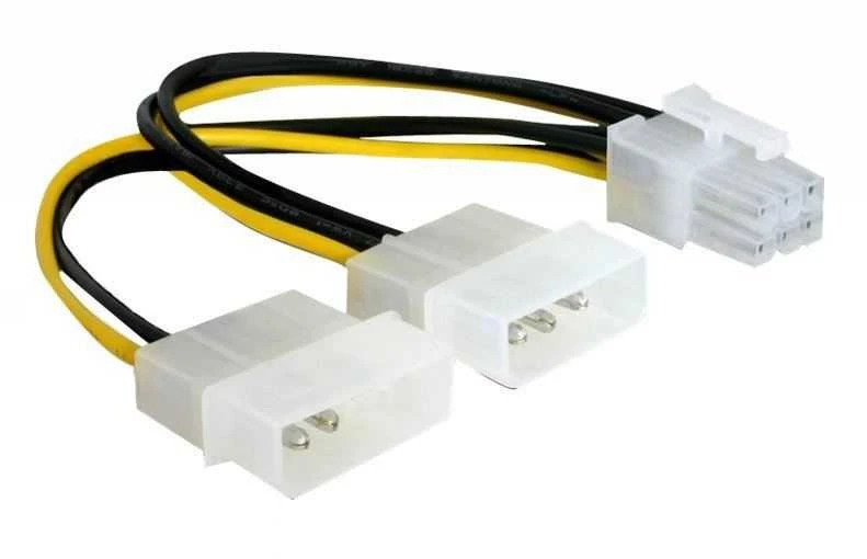 DELOCK maitinimo laidas PCI Express kortelei 15cm