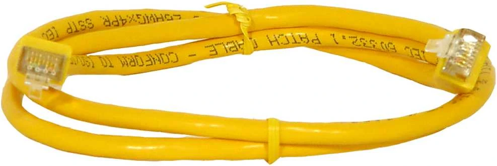 Goobay Wentronic Goobay CAT 6 Komutacinis kabelis, S / FTP (PIMF), geltona, 1 m - LSZH halogenas be vario (68300)