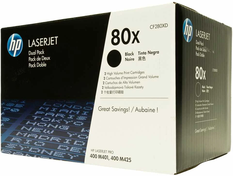 Hewlett Packard (HP) HP Toneris Juodas 80X, skirtas LaserJet Pro 400 MFP M425 Spausdintuvas Series (2x6.900 puslapių)