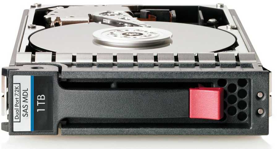 Hewlett Packard (HP) HP 1 TB 2,5 colio SATA III (6 Gb/s) serverio diskas (655710B21)