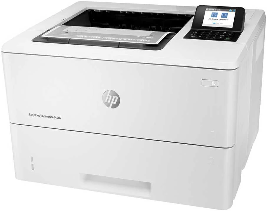 Hewlett Packard (HP) HP LaserJet Enterprise M507dn Spausdintuvas - A4 Mono lazerinis, Spausdinimas, Automatinis dokumentų tiektuvas, Auto-Duplex, LAN, 43ppm, 2000-7500 puslapių per mėnesį (pakeičia M506dn)