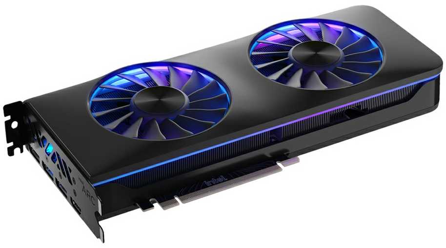 Vaizdo plokštė Intel Arc A750, 8 GB, GDDR6, 256 bit, PCIE 4.0 16x (21P02J00BA99AM3D)