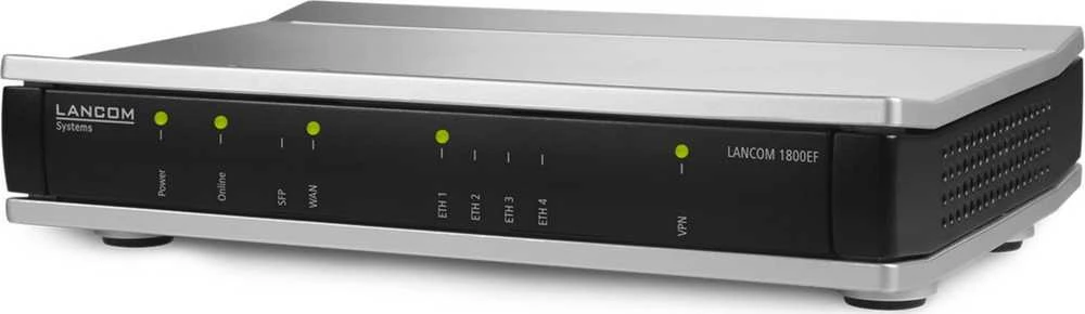 Maršrutizatorius Tinklo Įranga - LANCOM SD-WAN Vartai 1800EF IPSec VPN 25 Kanalai