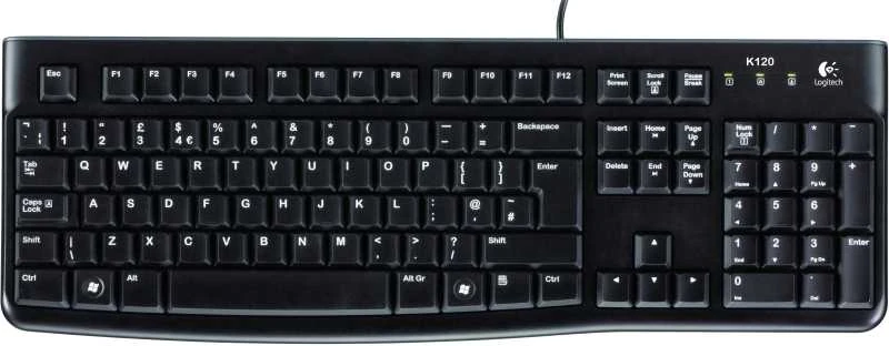 Logitech klaviatūra K120 su laidu, DE/AT išdėstymas