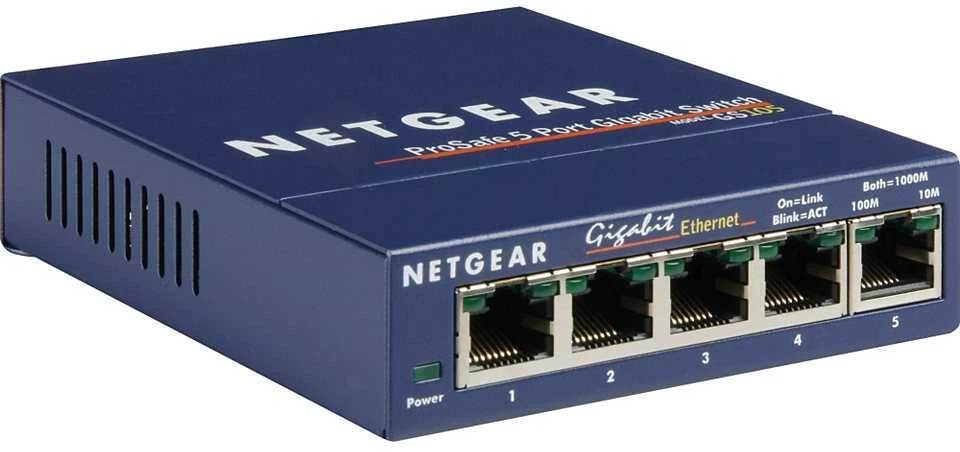 Šakotuvas Netatmo Netgear Switch GS105GE Nevaldomas, Stalinis kompiuteris, 1 Gbps (RJ-45) jungtys kiekis 5, Maitinimo tipas Išorinis