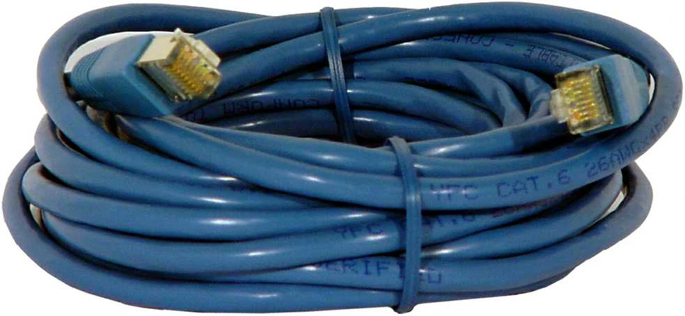 Goobay Patch-Kabelis CAT6 5,0m blau S/FTP - 68270