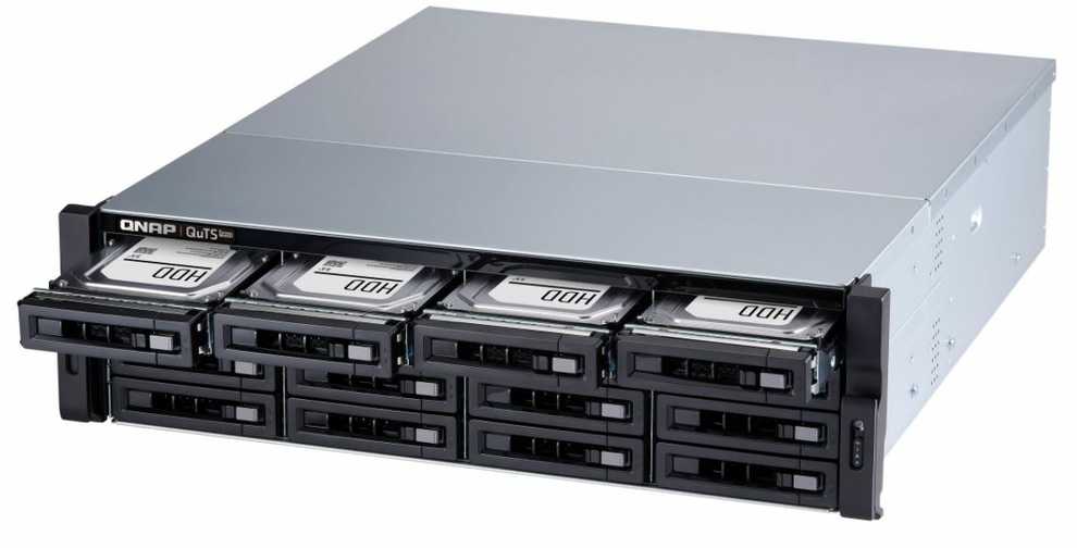 Serveris „Qnap TS-h1683XU-RP Rack 3U“ diskų masyvas (TS-H1683XU-RP-E2236)