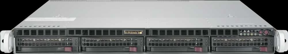 Supermicro CSE-813MFTQC-505CB kompiuterio korpusas Stovas Juoda 500 W