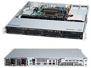 Supermicro CSE813MFTQC-R407CB Stovas (1U)