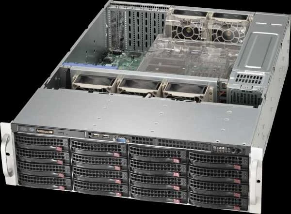 Serverio važiuoklė SuperMicro SuperChassis 836BA-R920B