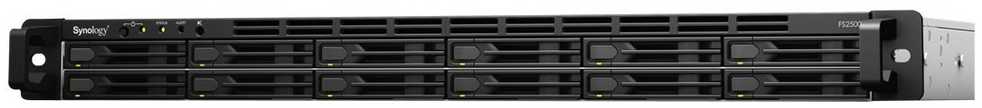 Serveris Synology Serwer NAS FS2500 12xHDD AMD Ryzen V1780B 8GB DDR4 2x1GbE 2x10GbE 2xUSB3.2.1 PCI-E 1U