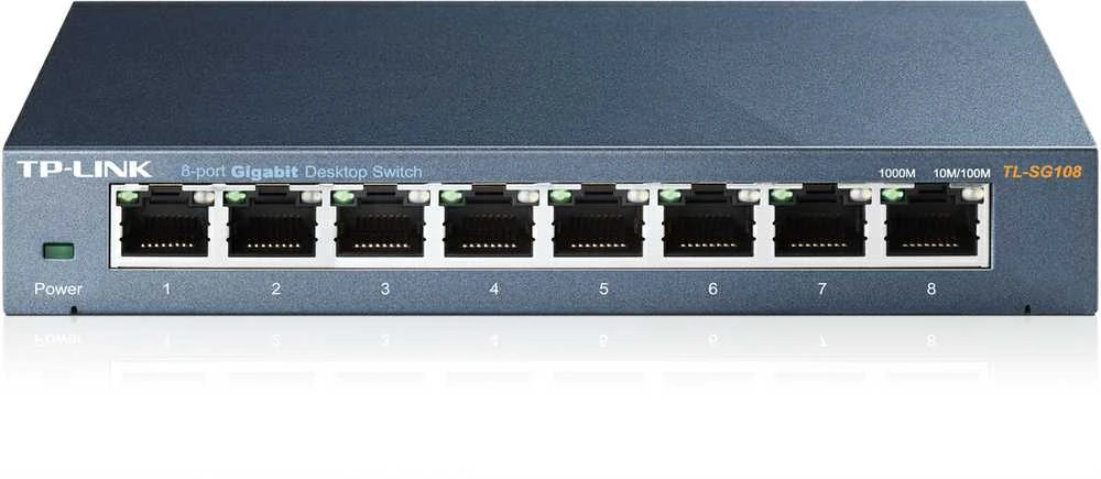 Šakotuvas TP-LINK TP-LINK komutatorius TL-SG108 TLSG108 (TL-SG108)