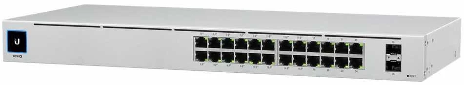 Maršrutizatorius UBIQUITI 24 prievadų gigabito UniFi komutatorius, 16 PoE+, 2 SFP prievadai