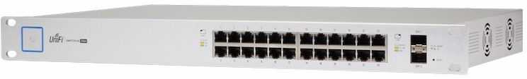 Šakotuvas UBIQUITI USW-Pro-24 valdomas jungiklis 24x 10/100/1000 2x SFP+ 1,3 colio ekranas