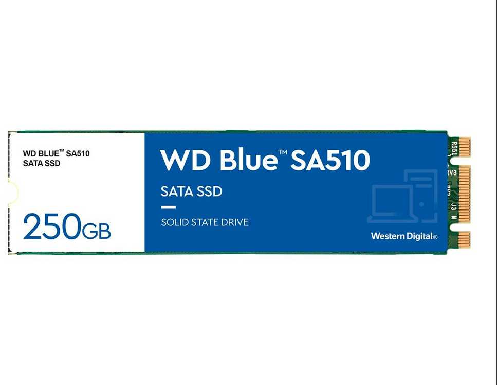 Sandisk WD Mėlyna SATA SSD M.2 250GB kietasis diskas