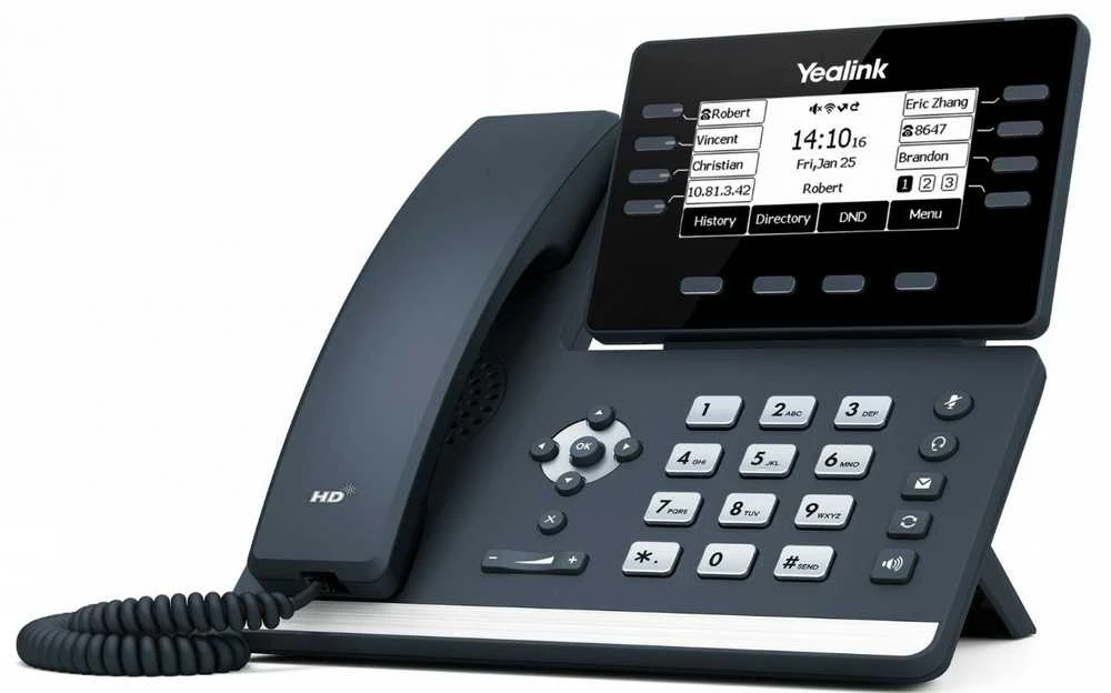 Yealink SIP-T53 IP telefonas Pilka 8 linijos LCD