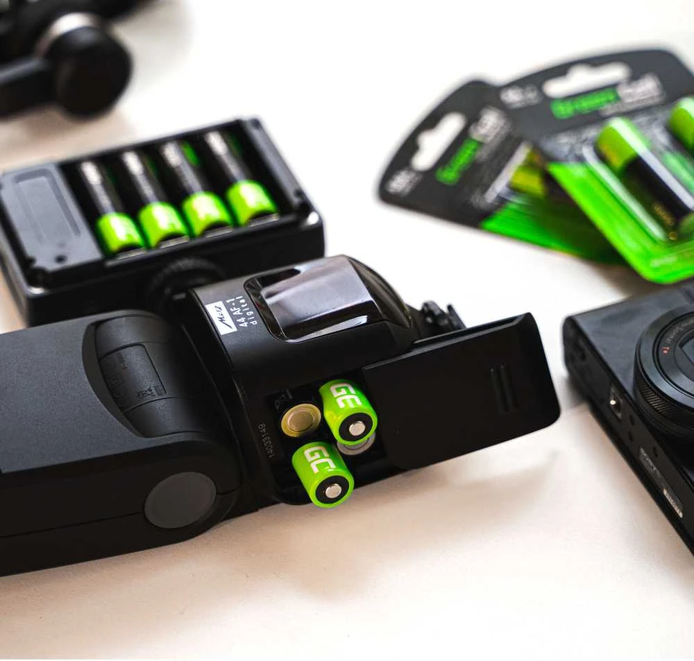 Nezatříděno 16 kartų įkraunamos baterijos AA R6 2600 mAh Ni-MH žalios spalvos elementų įkraunamos baterijos