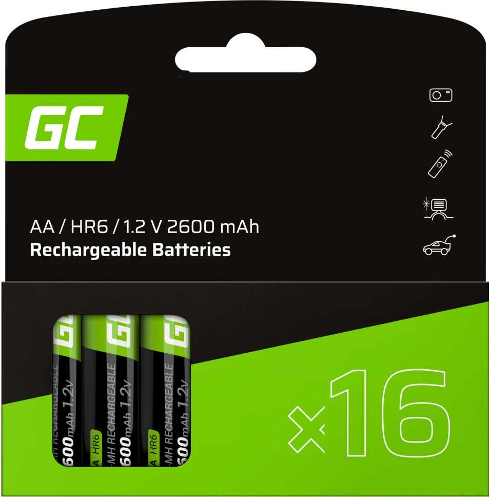 Green Cell AA 2600 mAh baterijų pakuotė