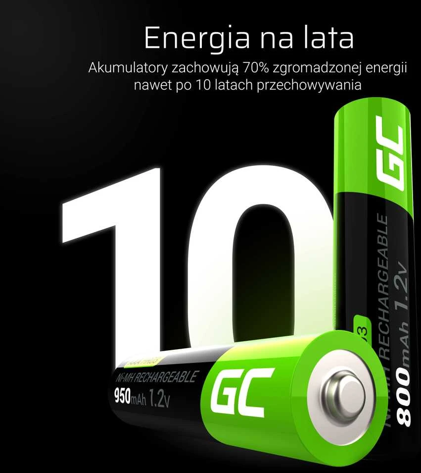 Green Cell AAA baterijos techninė informacija