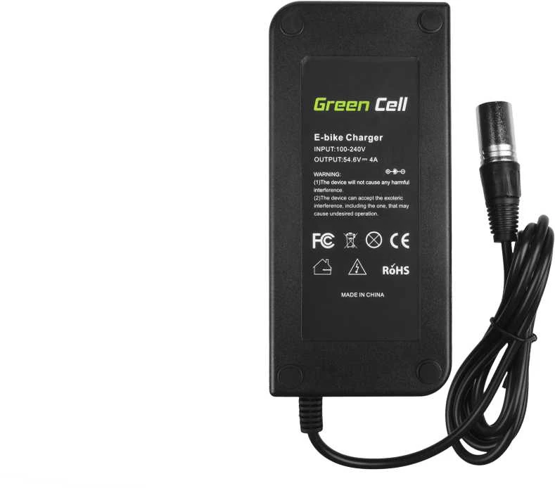 Green Cell Žalias Cell Žalias Cell įkroviklis skirtas E-Bike 3-Pin XLR 54.6 V 4A