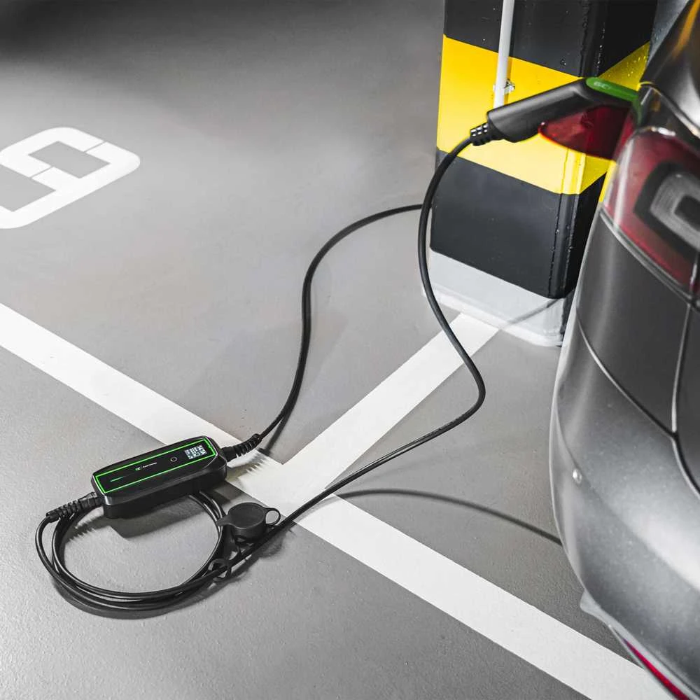 Wallbox Žalias Cell Žalias Cell | EV16 | GC EV PowerCable 3.6kW Schuko Type 2 mobilusis įkroviklis elektromobiliams ir Plug-In hibridams įkrauti | 3,6 kW | 10/16 A | 6,5 m | Juodas