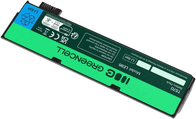 GREENCELL LE95 Baterija Žalias Cell, skirta Lenovo ThinkPad T470 T570 A475 P51S T25