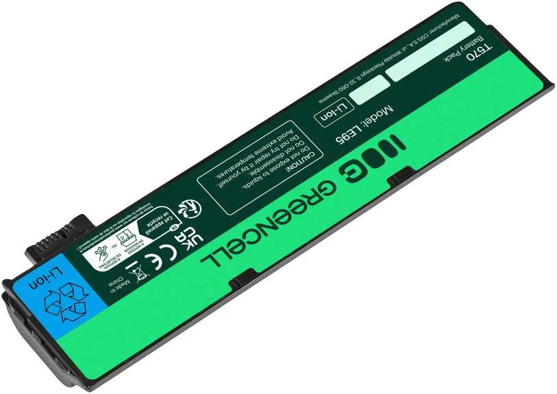 GREENCELL LE95 Baterija Žalias Cell, skirta Lenovo ThinkPad T470 T570 A475 P51S T25